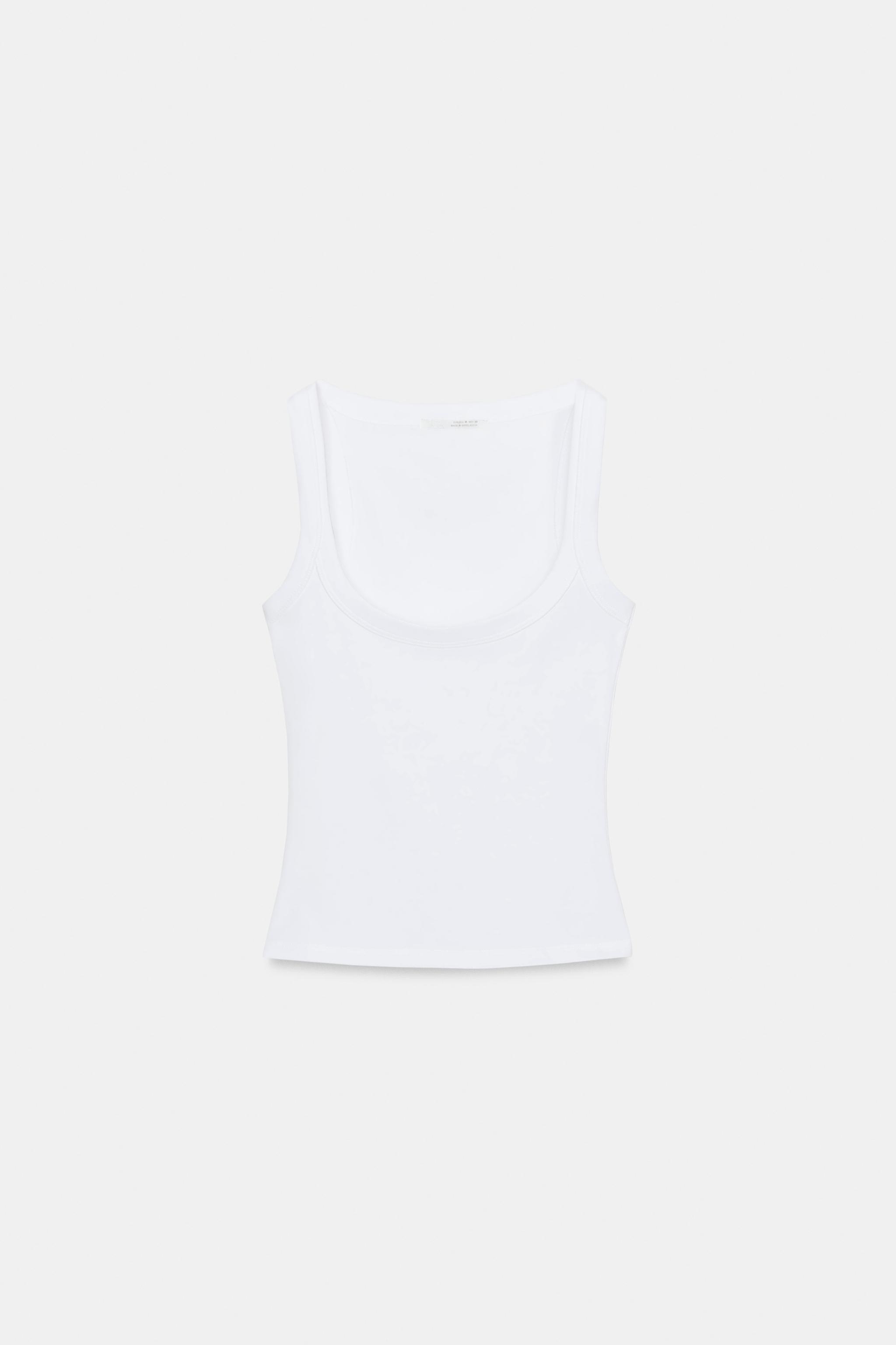 T-SHIRT COTON SANS MANCHES